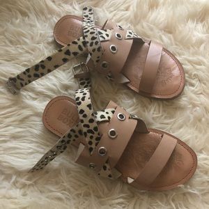 Genuine leather sandals